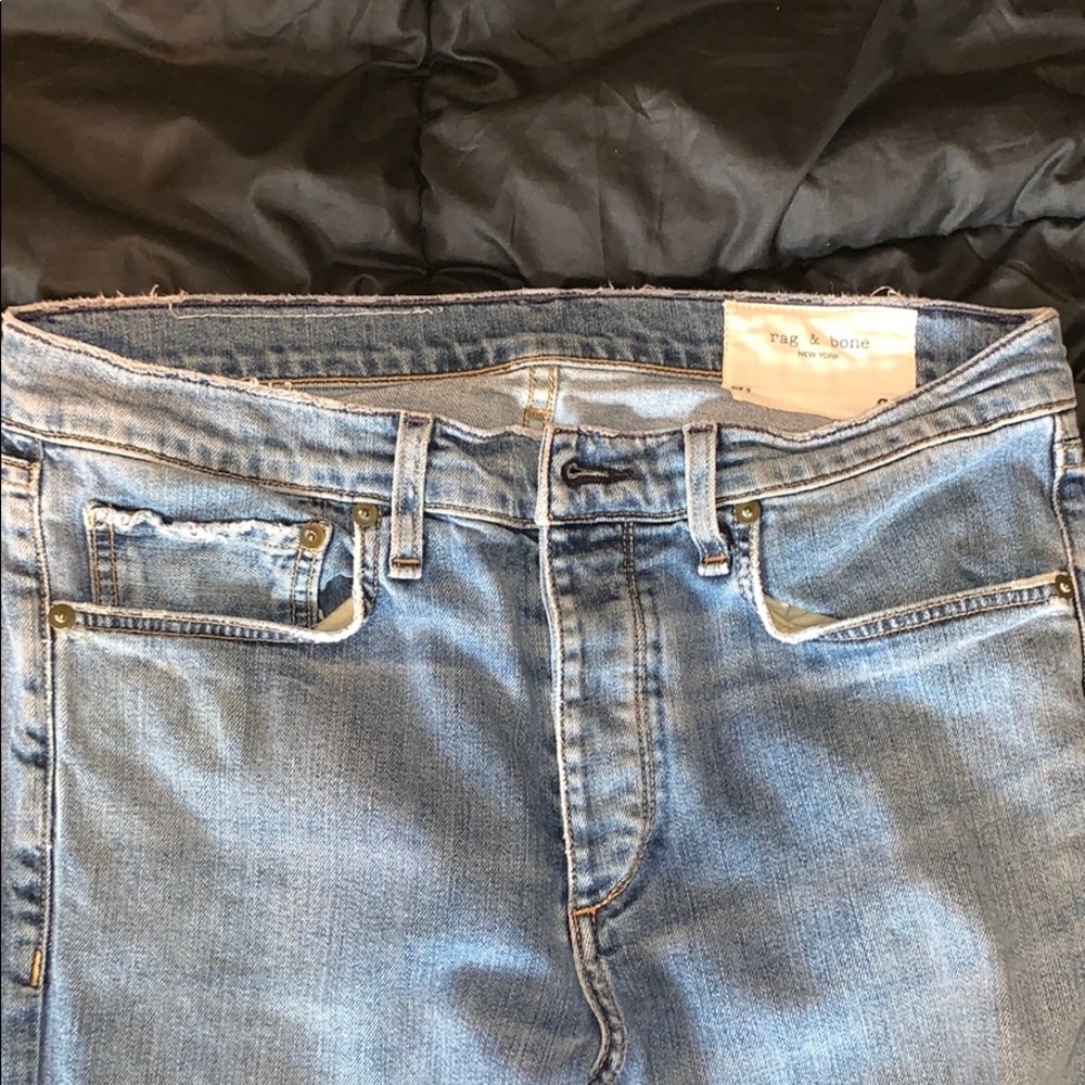 Rag & Bone Slim Fit Medium Wash Jeans